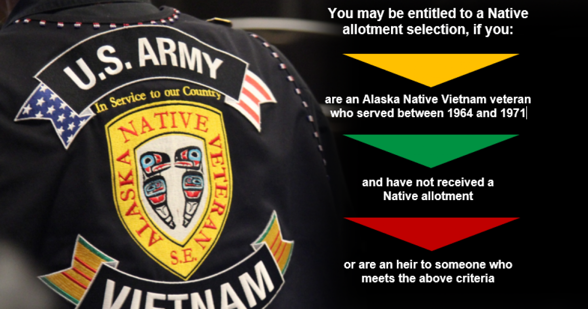 Alaska Native Veteran Program of 2019 Bureau of Land Management